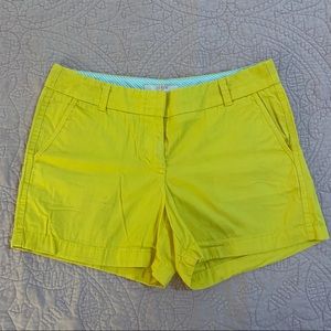 J. Crew | Yellow Chino Shorts